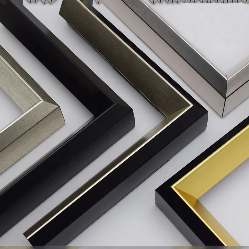 Fashion Shiny Plastic Picture Frame Moulding For Picture Canvas Framing