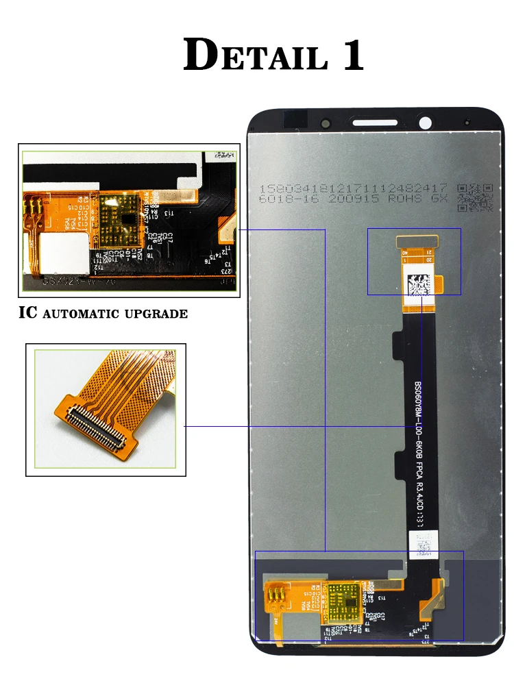 Écran LCD + Tactile Pour Oppo F5 – Blanc, Neuf Sous Blister, Pièce Détachée De Remplacement
