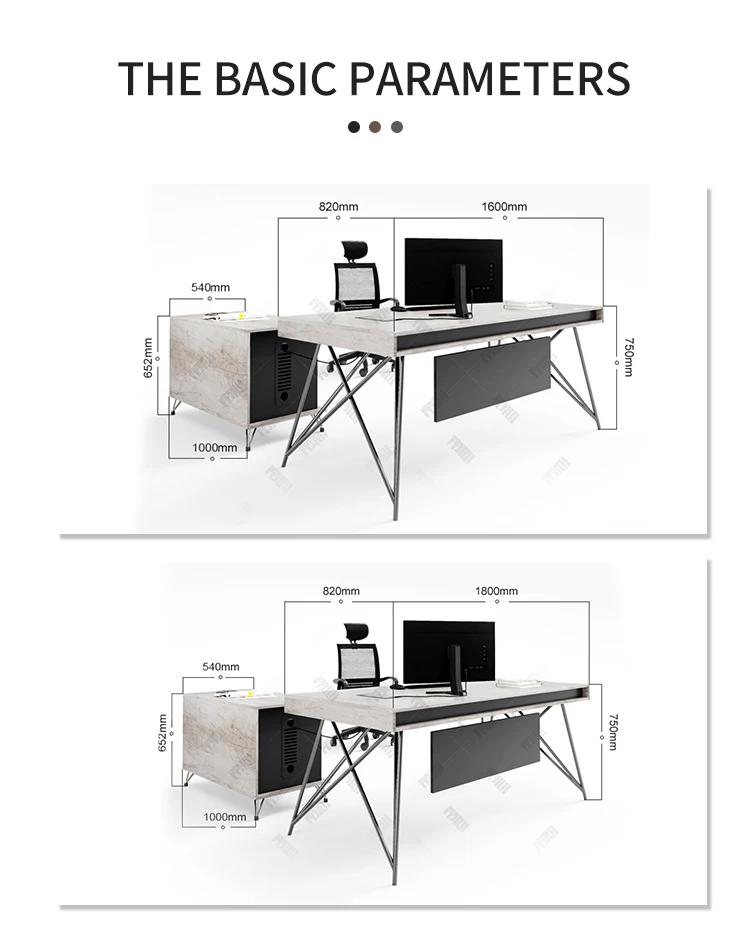 Modern Office Workstations Office Executive Desk Table Combination Of