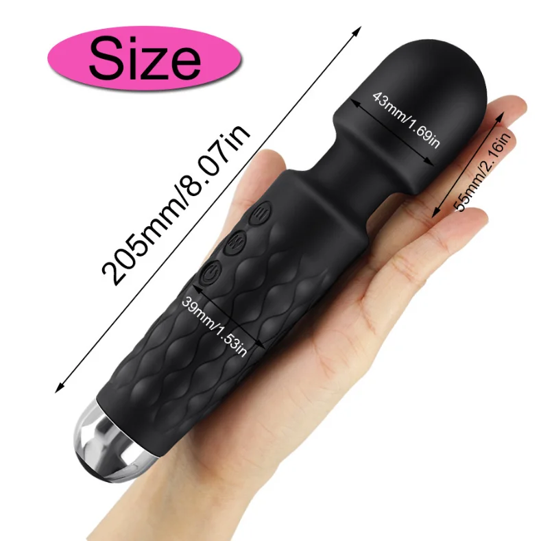 Hmj Classic Usb Charging 20 Modes 8 Speed Silicone Sex Toys Clitoris G Spot Massager Vibrating