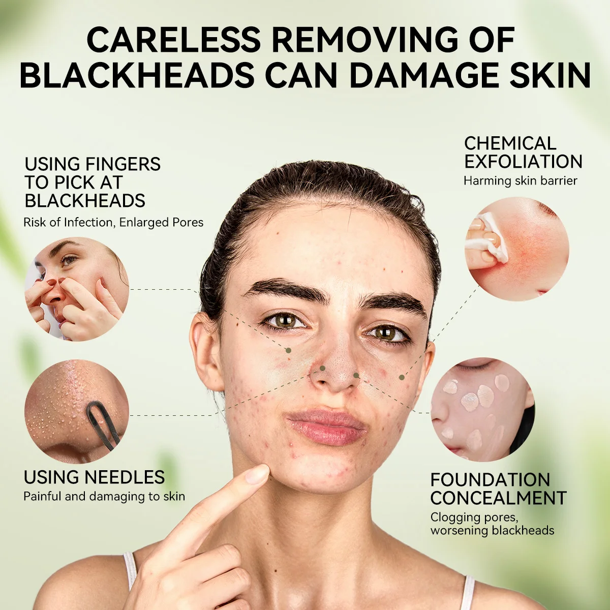 LANBENA Nose Blackhead Remover Peel Off Mask Face Cream Pore Strips Black Head Removal Mask manufacture