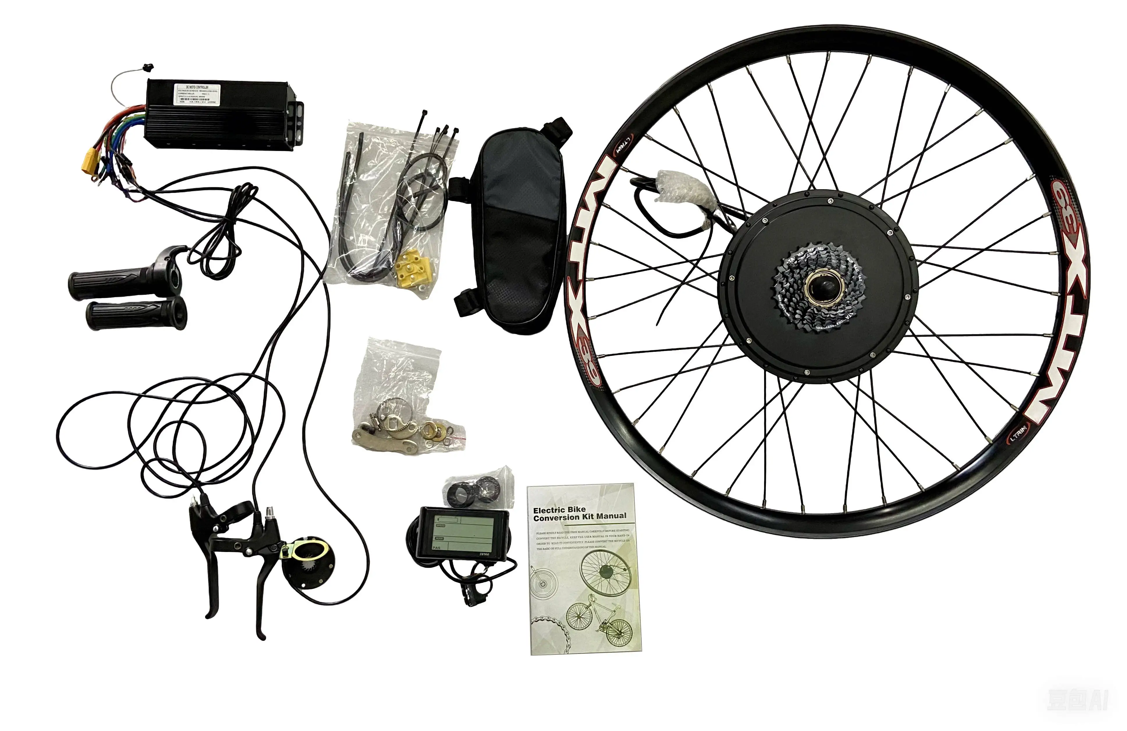 Cheap 48v 1000w 1500w 2000w 3000w 5000w Electric Bike Kits Ebike Kits E Bike