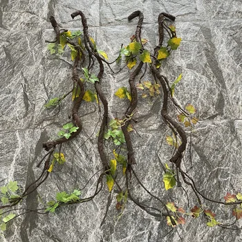 Artificial Big Cherry Blossom Trees Vine Plant Rattan Liana Trunk Decoration Plant Artificial Flower Withered Vine
