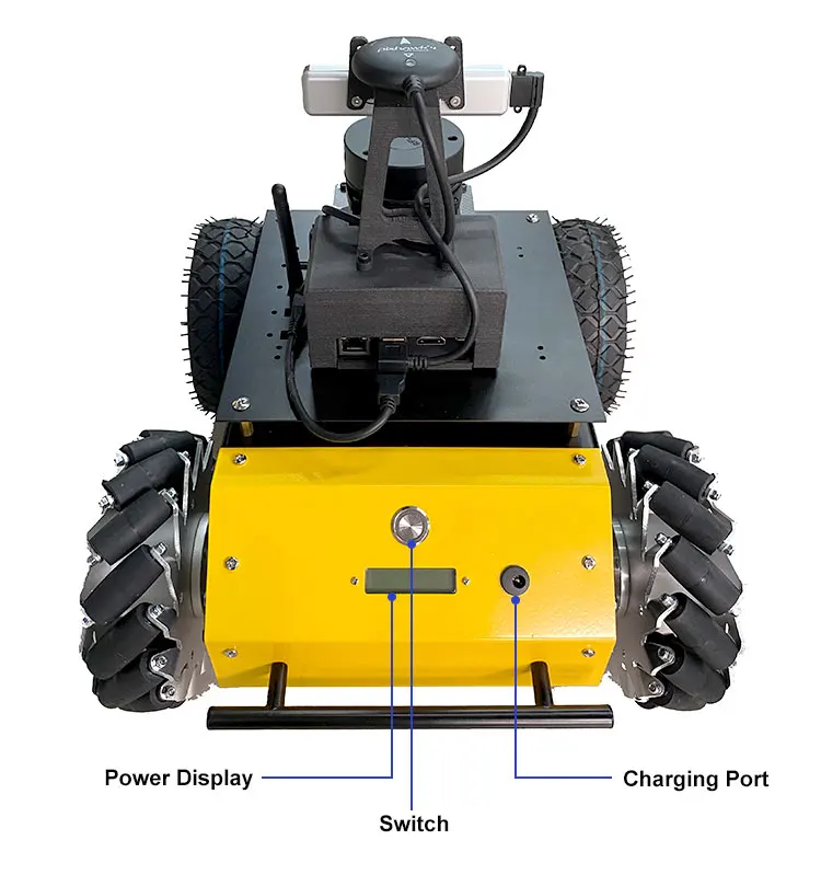 PATH ROVER UGV Mecanum Wheel Robot ROS navigation with Lidar for ...