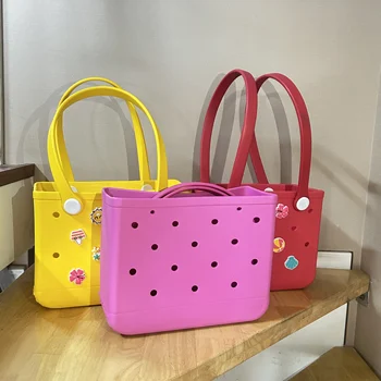 Wholesale Portable New Design Bogg Bag Hand Tote Eva Bogg Beach Bag Silicone Beach Bogg Bag Bog