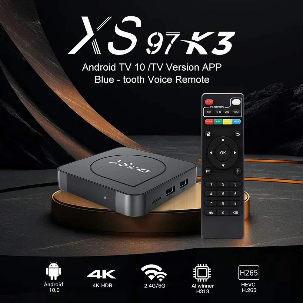 XS97 K3 Smart TV Box - 4K Android 10.0 Set-Top Device