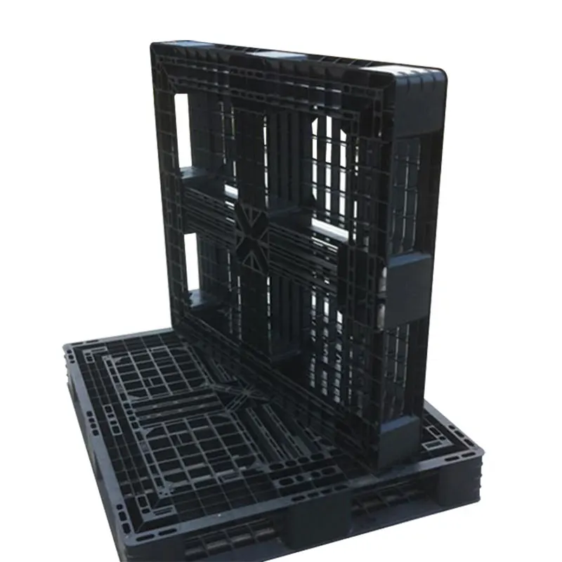 1200 * 800 * 150 mm disposable packaging plastic pallet with 6 runners  plastic pallet for chemical industry