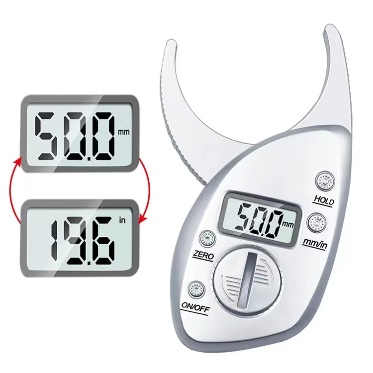 Byloo Digital Lcd Display Fat Caliper Clamp Body Fat Fat Measure