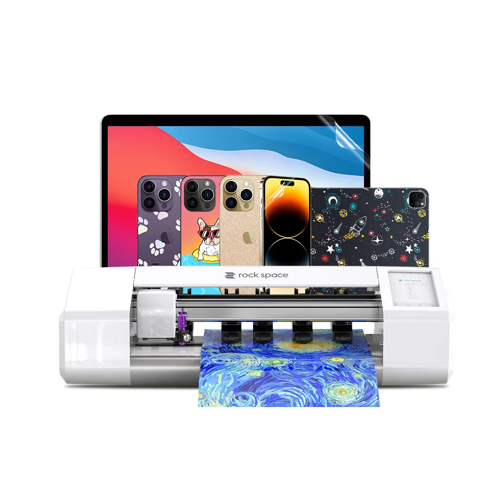 Rock Space Screen Protector Cutting Machines Mobile Screen Protector Cutting Machine