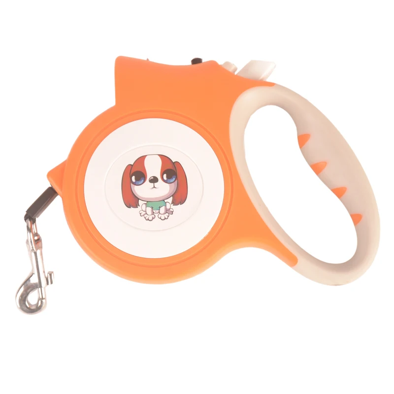 Лидер продаж новый мультфильм Стиль 5 м выдвижной поводок собаки с светодиодный фонарик