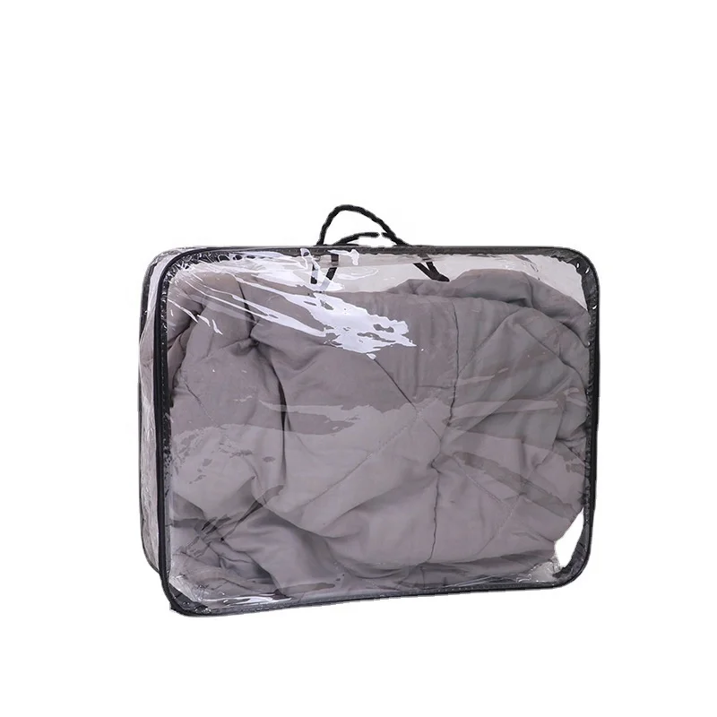 Source clear pvc plastic zipper bag quilt pillow blanket bedding packaging  bags/zipper transparent plastic bag for quilt/quilt bags on m.