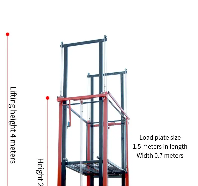 China Hot sales lift elevator electric scaffolding lifts 6m electrical scaffolding factory