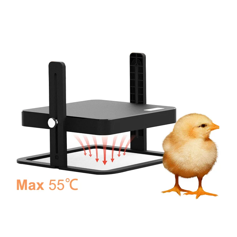 Mère Poule Chauffante Titan – Plaque Chauffante 39x39 Cm Pour 30-33 Poussins – Économie D'Énergie 20W