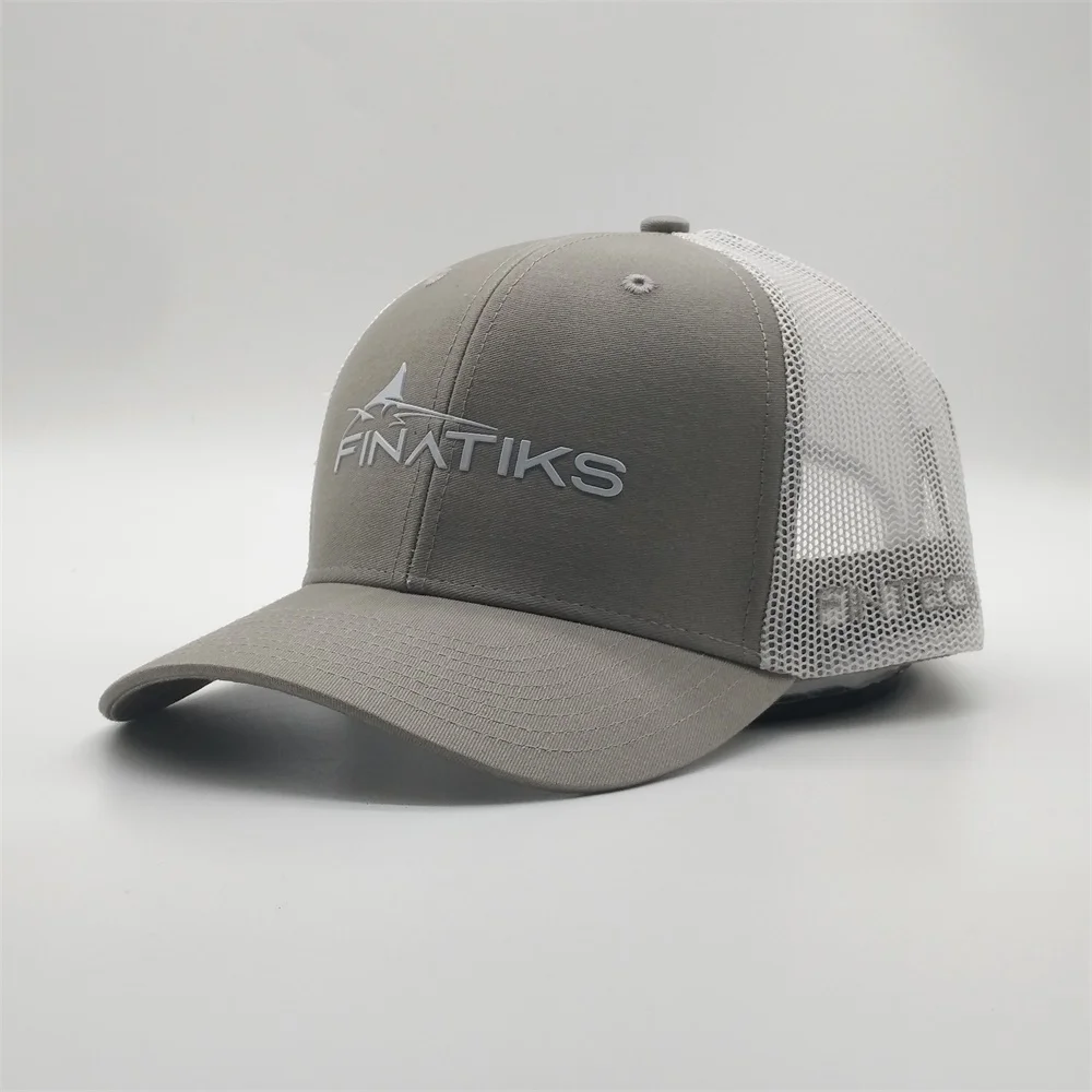 Wholesale Mesh Caps Rubber Printing Logo Custom 6 Panel Structure Trucker Hats Mens