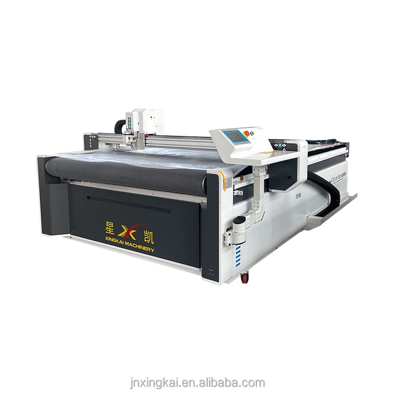 Automatic Vibrating Knife Cutter Belt Car Mat Carpet Car Seat Covers Sewing Cutting Making Machine