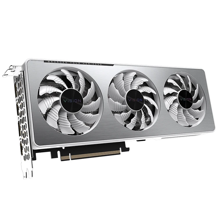 GIGABYTE GeForce RTX 3060 VISION OC 12G Used Gaming Graphics Card with 12GB GDDR6 192 Bit Memory Used for Desktop