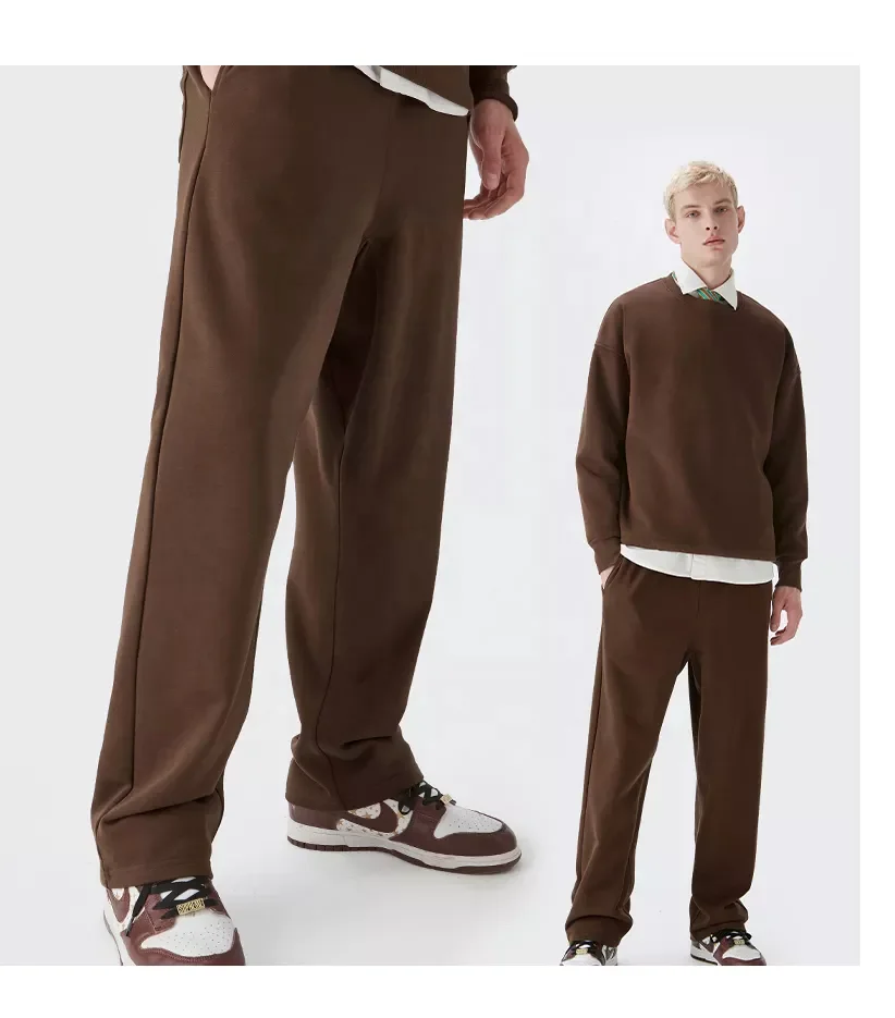 JL1230D Screen Printing Activewear Jogger Track Cuff Sweatpants Straight Leg Sports Sweat Pants Men