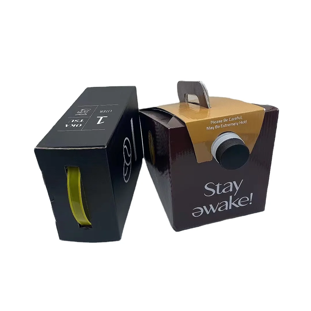 Слюнявчик одноразовый с логотипом на заказ, асептическая коробка с дозатором для кофе, напитков, 1 л, 2 л, 3 л, 5 л, 10 л, в коробке