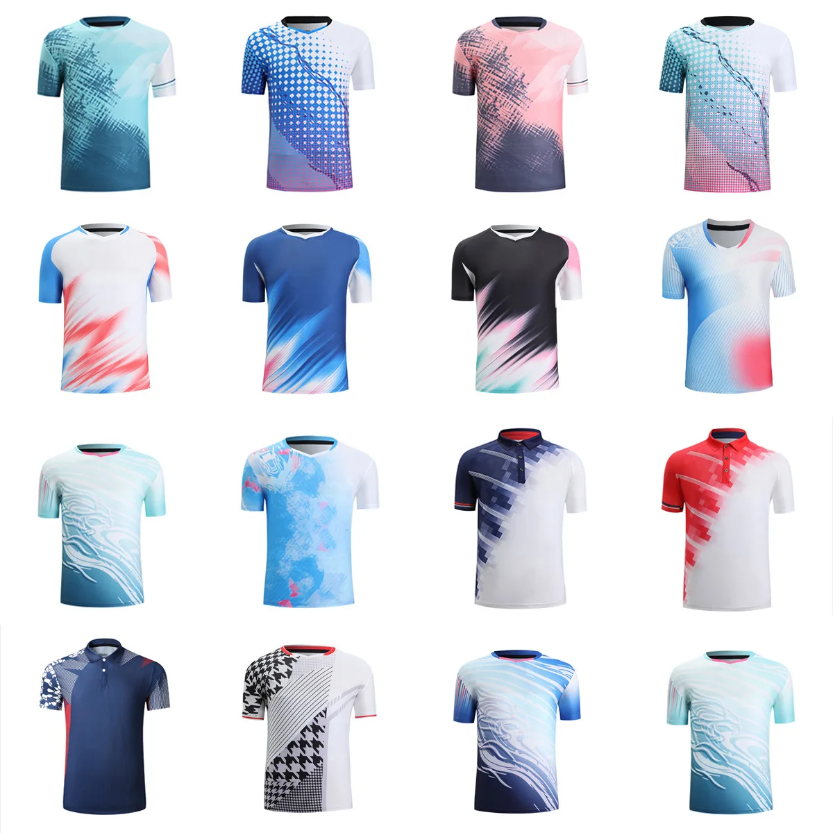 OEM Tennis Jersey and Short Table Tennis Clothes Men's Uniforms