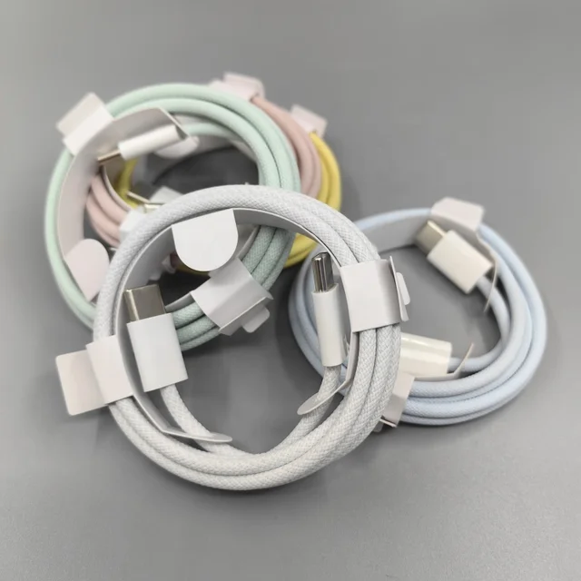 60W 3A USB Type C to Type C cable data cable for phone 15 Xiaomi Poco Fast charging USBC cable