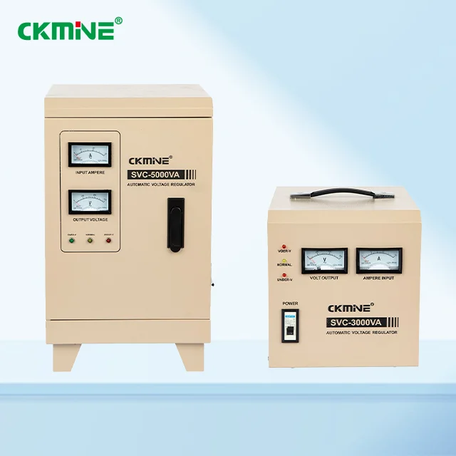 CKMINE SVC 자동 전압 변압기 컨버터 레귤레이터 스텝 업 150-250V AC 1KVA 1000W 단상 전력 안정기