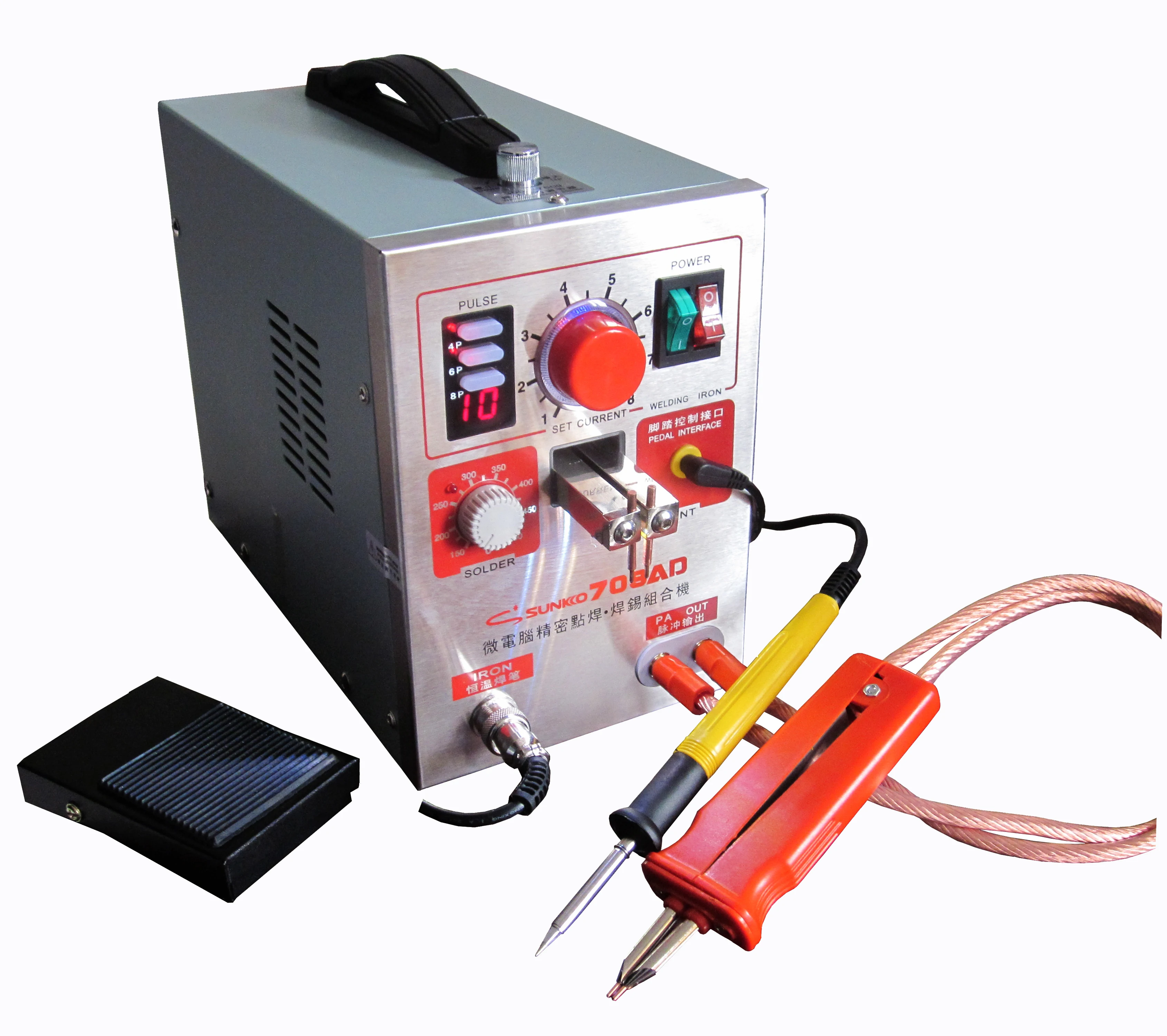 110V 3 in 1 electronic spot welder machine for lithium battery S709AD  precise spot welding with constant temperature| Alibaba.com