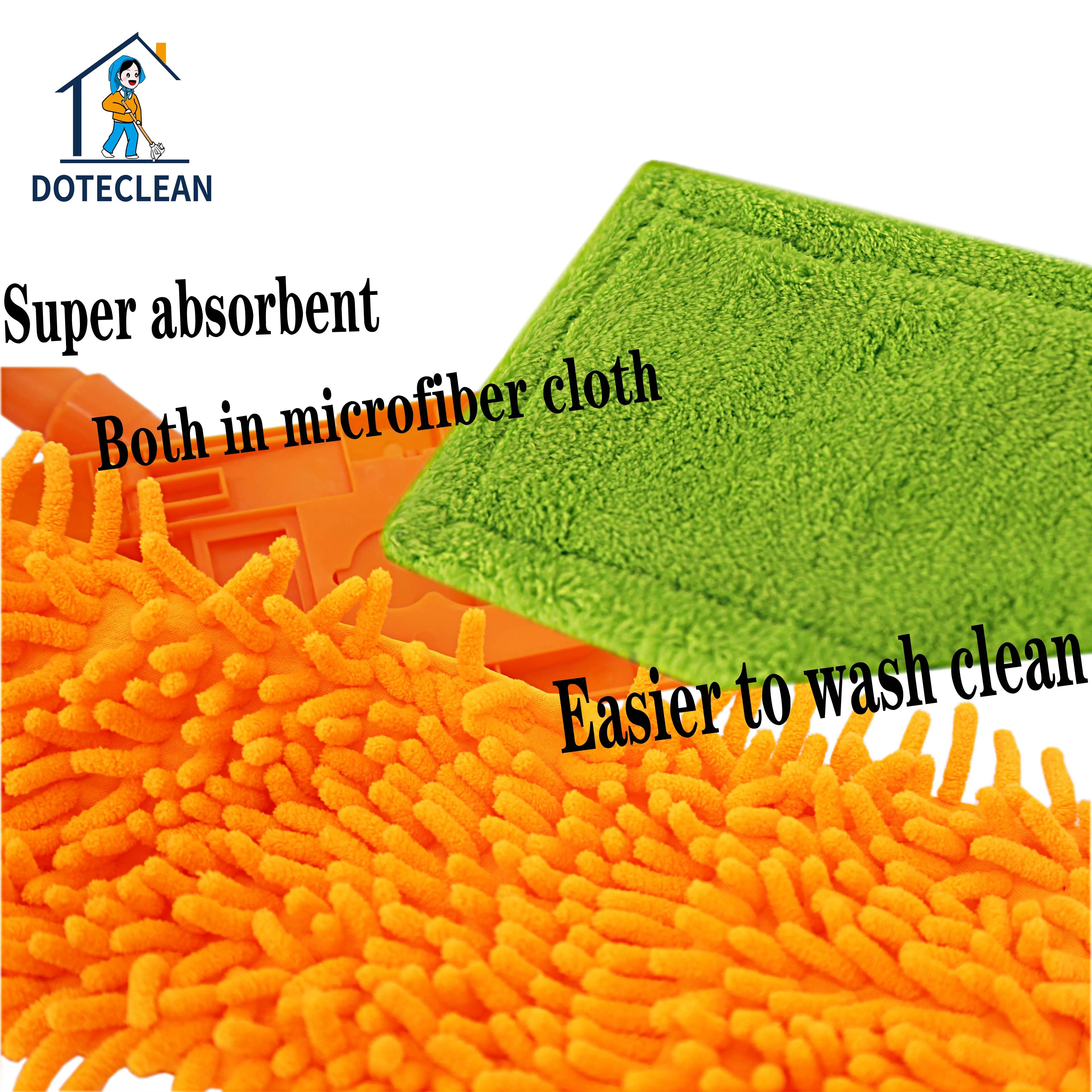 OEM Cheap Price Adjustable Ceiling Cleaning Microfiber Flat Mop