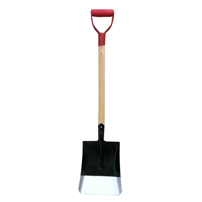 Best quality BS519 heavy duty spade shovel with wooden handle