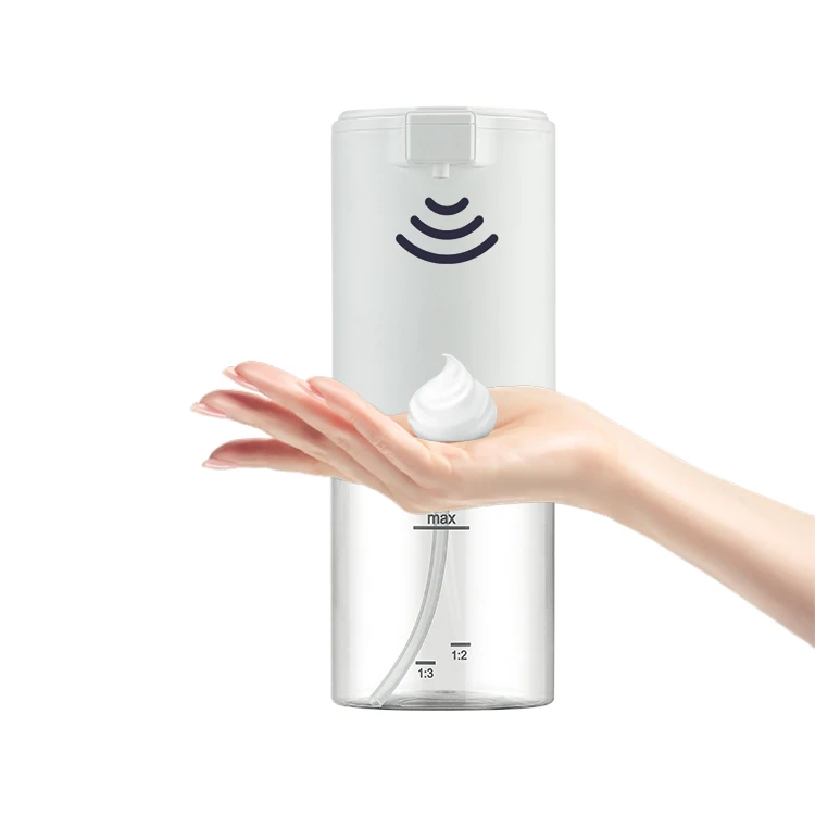 New design fashion contact free auto foam intelligent vertical infrared sensor soap dispenser for self care