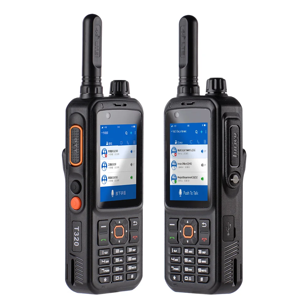 Inrico T320 Long Range 2 Way Radio IP65 Waterproof Walkie Talkie 4G PoC Two Way Radio