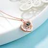 Corazón de oro rosa