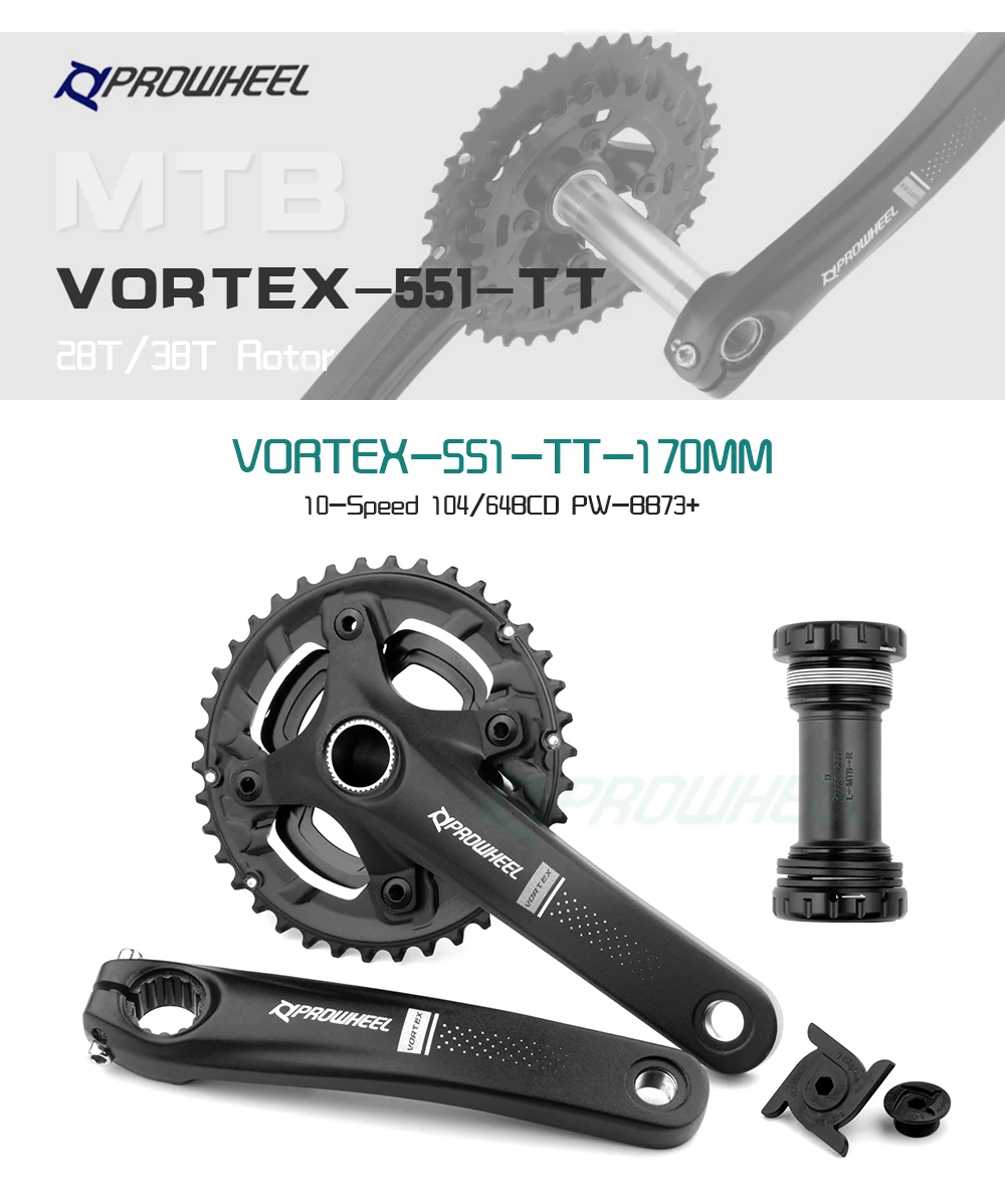 Prowheel best sale vortex crankset