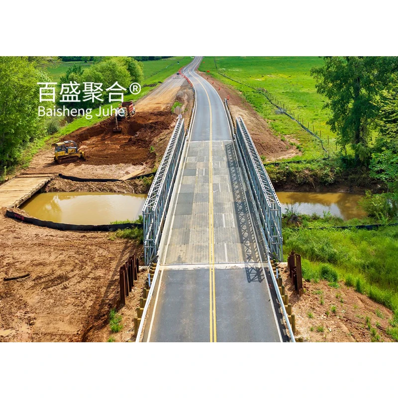 Prefabricated Easy Build Modular Truss Bridge Construction Compact 200 Steel Structures Bailey Suspension Bridge