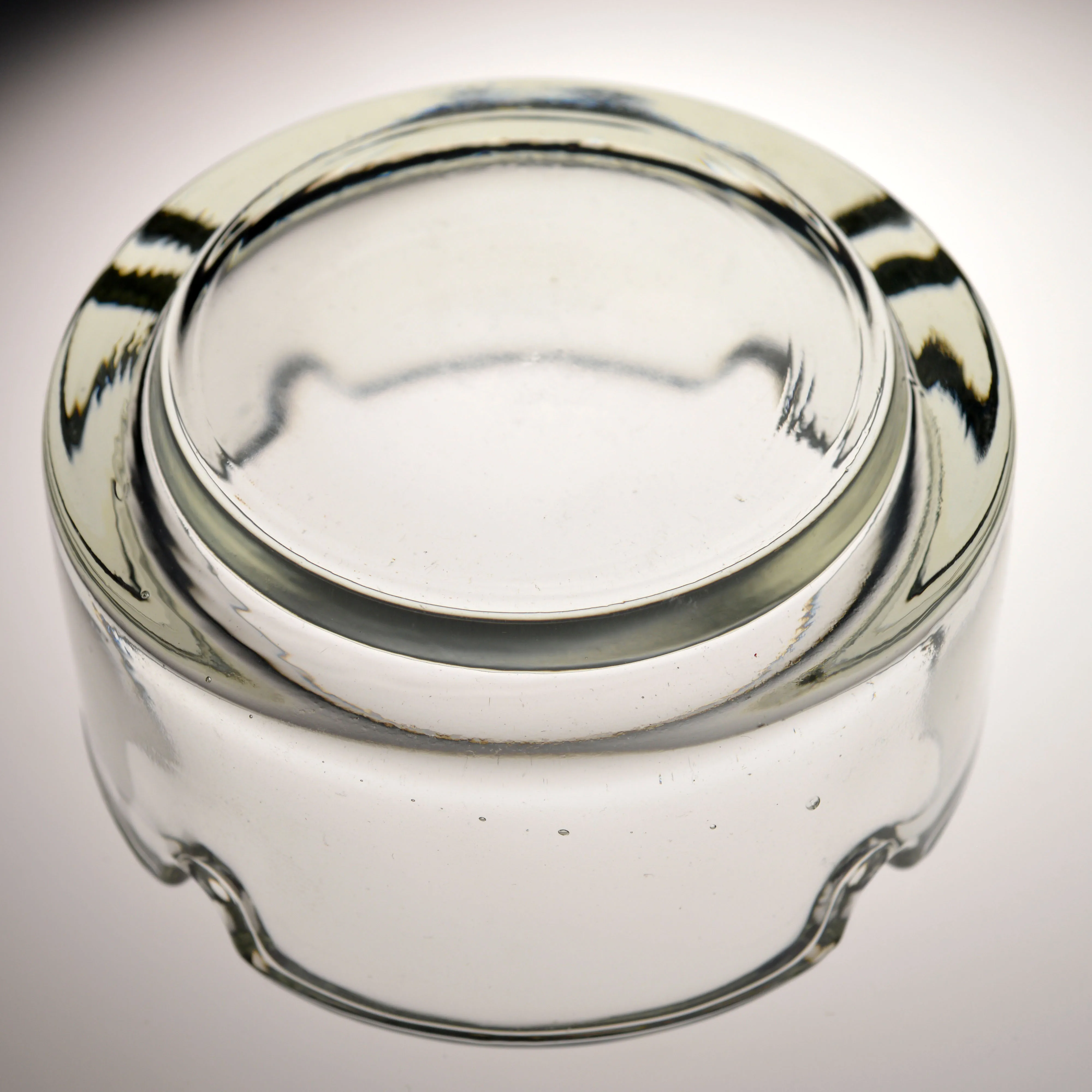 85mm 108mm 3inch 4inch High Quality Round Glass Ashtray With Custom