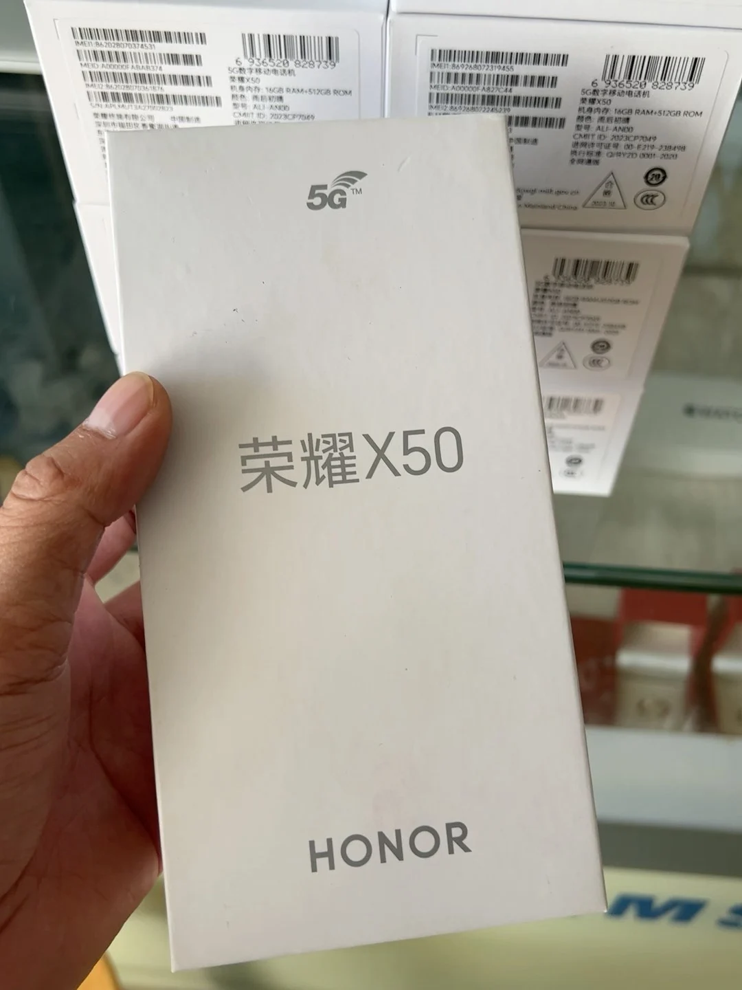 Original for Honor X50 mobile phone 1.5K ultra clear eye protection hardcore curved screen 5800mAh battery smartphone used A+