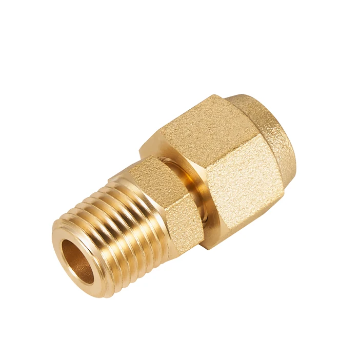 Brass Forged Straight Connector Fire Fighting Fittings BJ55004