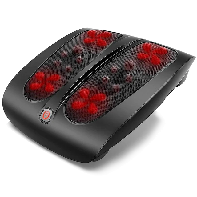 Lightweight 20KHz Ultrasonic Shiatsu Foot Massager Heat-Free Design with Plantar Fasciitis Relief for Home & Gym Use