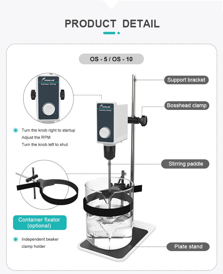 Lab Scale Stirrer AKMLAB Chemical Scale Mixer - Efficient Laboratory Stirrer