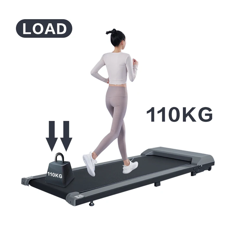ZT New Mini Flat Electric Walking Machine Home Gym Fitness Cardio  Exercise Electric Treadmill Walking Pad Foldable for Home