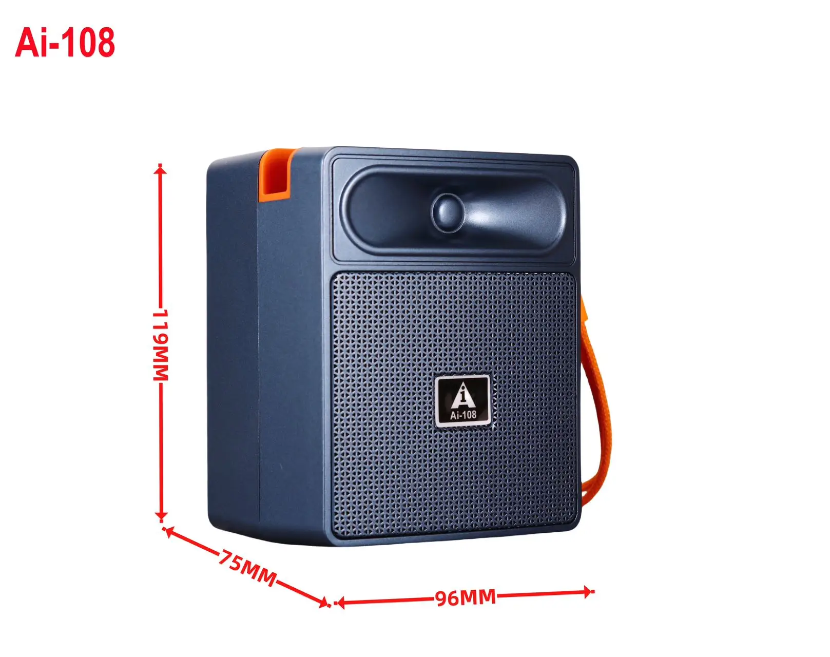 108 Portable Wireless Solar Speaker 10W Subwoofer FM Radio