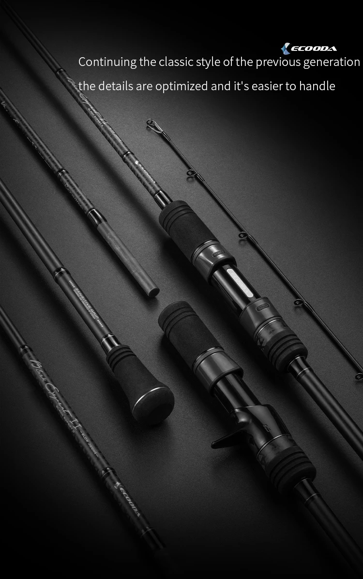 Takedo Ecooda Black Expert Ii Slow Jigging Rod Fuji Guides Slow Pitch