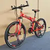 21 speed red three knife wheel