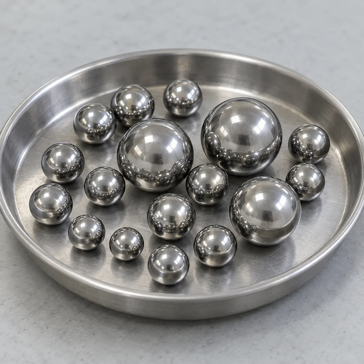 High Precision AISI 52100 GCr15 Chrome Steel Ball 3.969mm 4.763mm 5.556mm 6.35mm 7.144mm 7.938mm for Industrial Components
