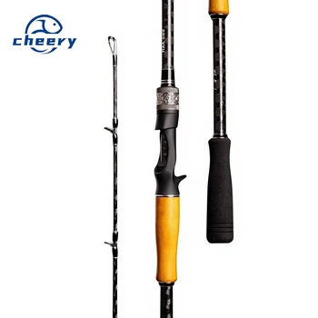 Ultra-light Hard Carbon Heavy lightning Rod 2-Piece 2.4m Remote Drop Wheel Full Set Luya Fishing Rod Set – Hard Lure – view 2