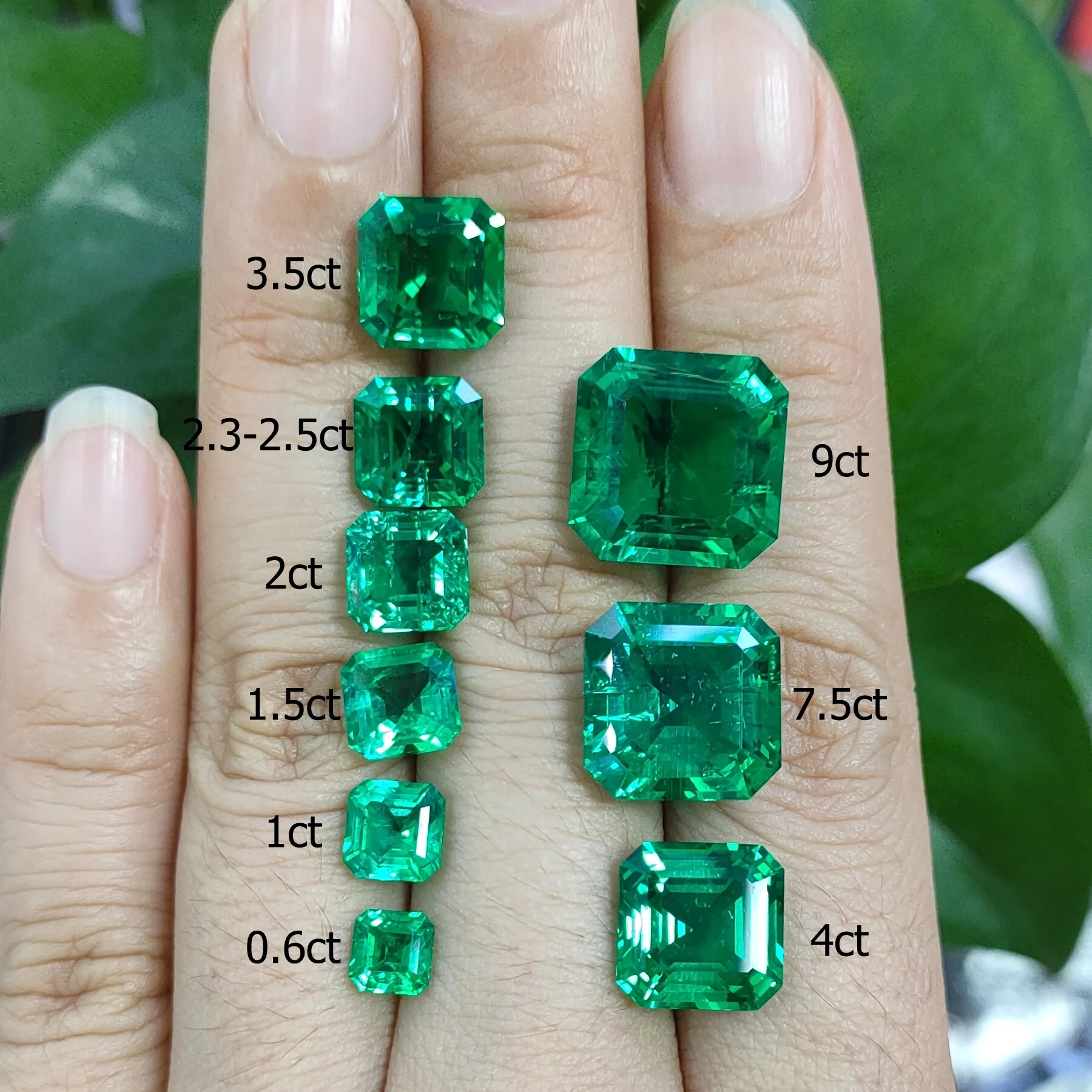 Emerald Green Dress Stone - Small Size Hydrothermal Loose