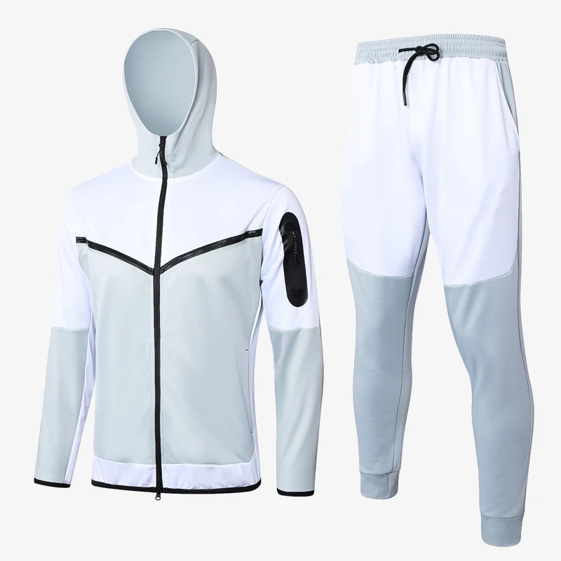 23 24 Al Nassr Fc Soccer Tracksuit Hoodie Ronaldo Fc Riyadh Training Suit  Cr7 Men Soccer Jacket White Tracksuit Set