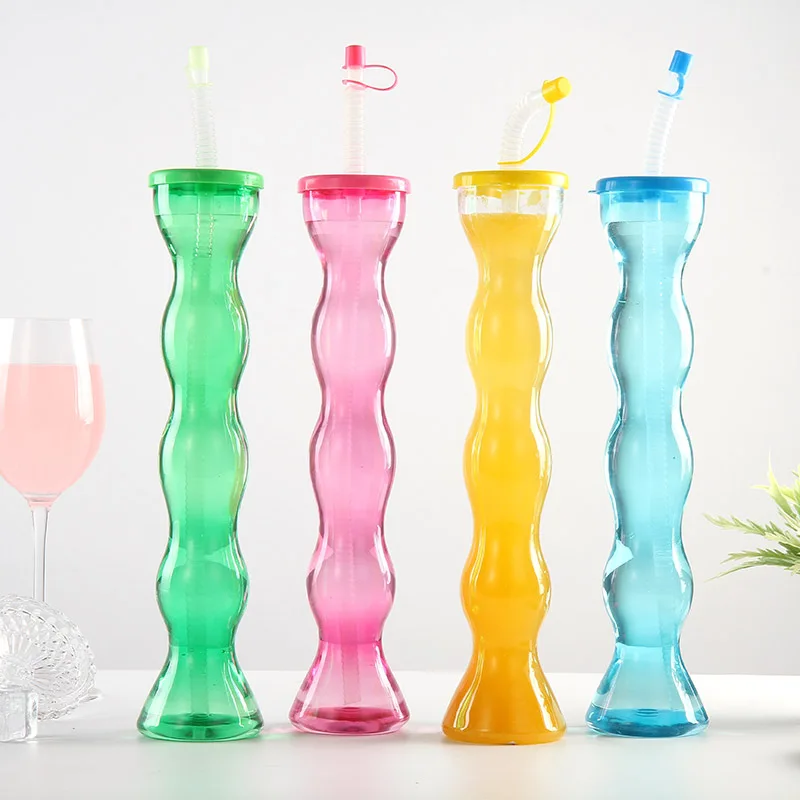 Colorful Plastic Slush Cup Best Selling Long Beer Yard with