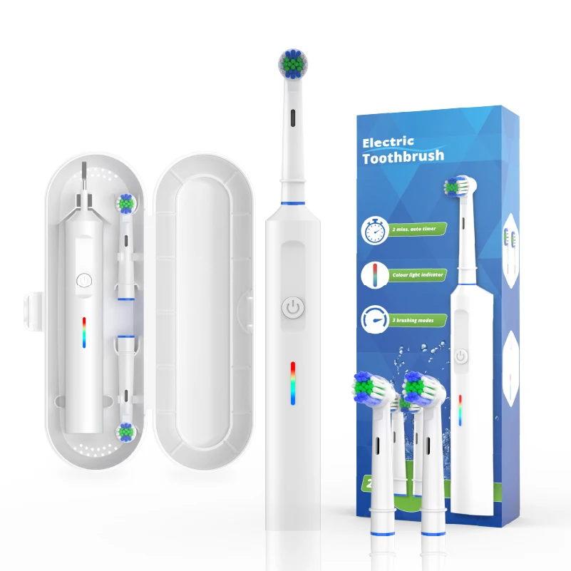 New Rotary Electric Toothbrush Spot Wholesale travel Box Smart Rotating Electric Toothbrush For Couples Home Adult