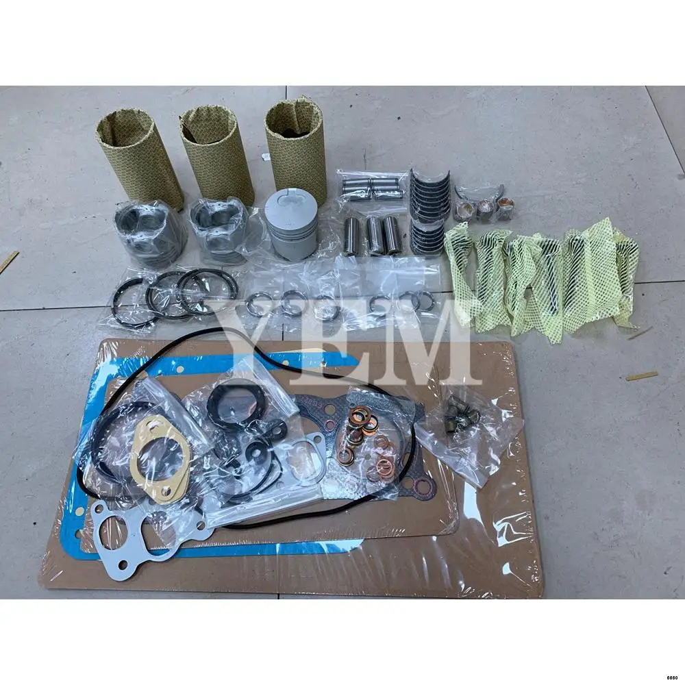3KA1 Overhaul Repair Kit With Valves Engine Bearings Cylinder Liner Piston Rings Full Gasket Kit for Isuzu