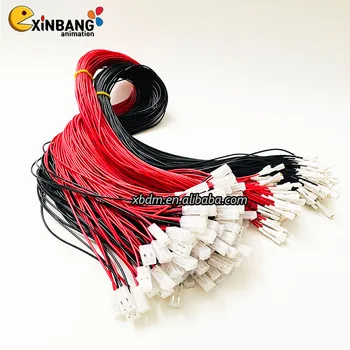Customized 24V power supply 2P connection cable, various 2.8mm. 4.8mm. 6.2mm interface arcade button cables, game console wiring